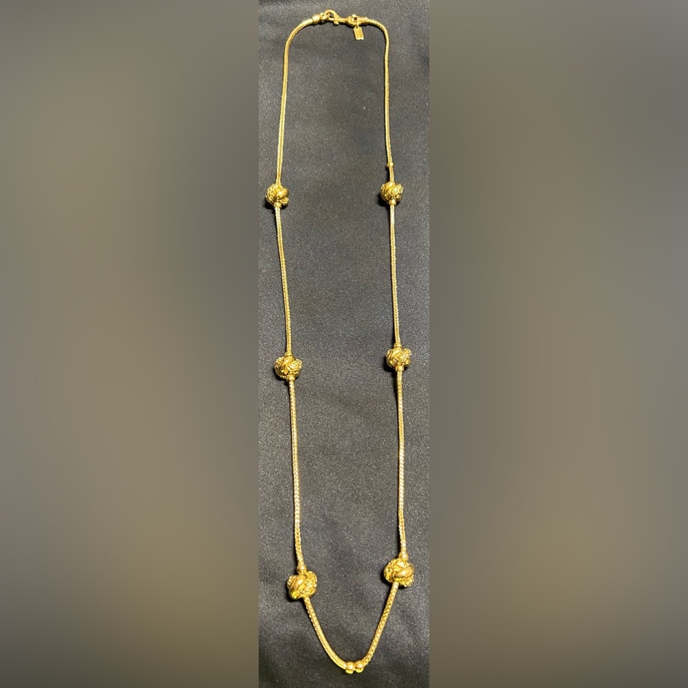 Coach gold 40 inch necklace